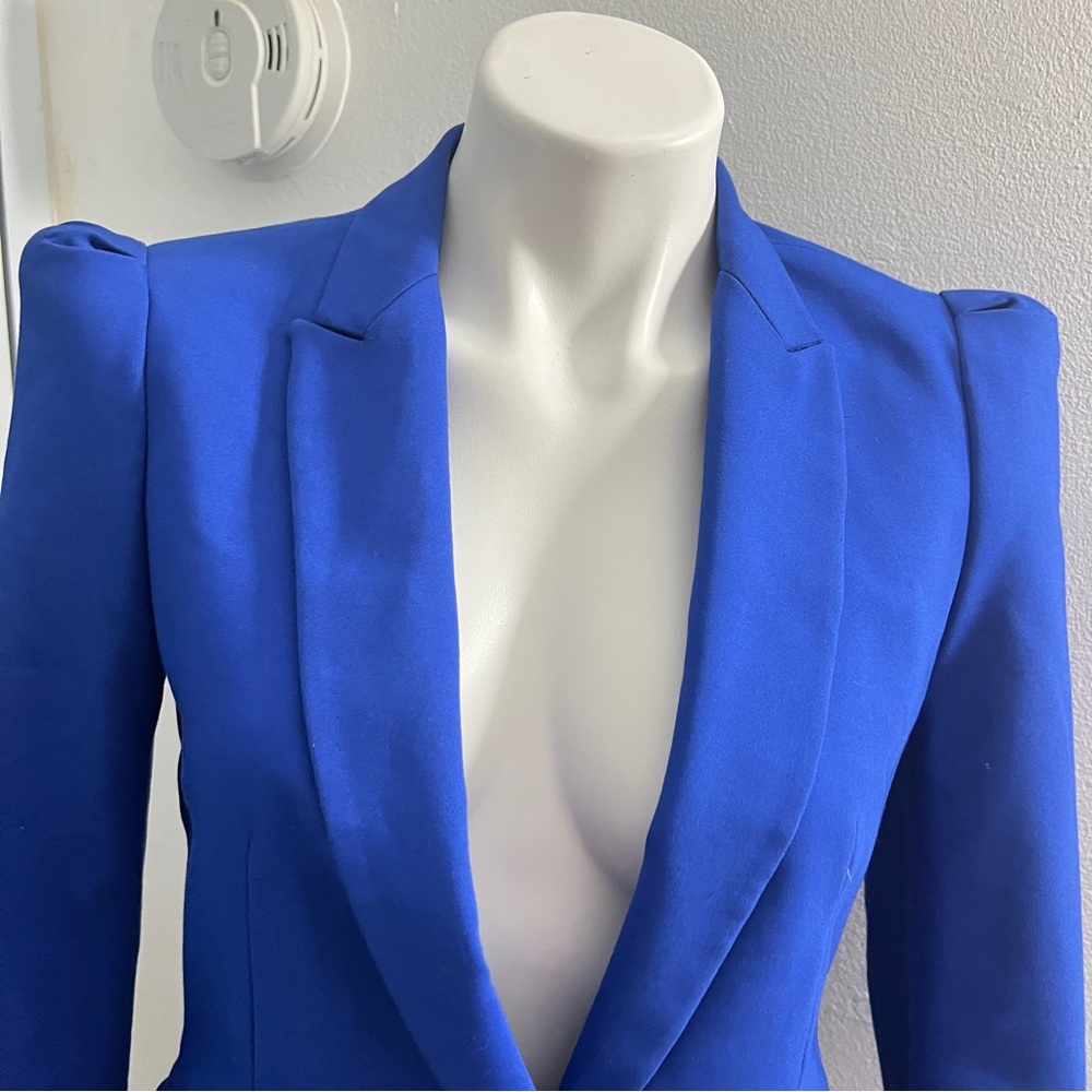 Zara Royal Blue Tailored Blazer - Picture 3 of 12
